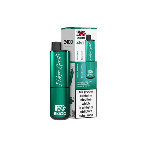 20mg I VG 2400 Disposable Vapes 2400 Puffs - 4 in 1 Multi - Edition - THWC Ltd