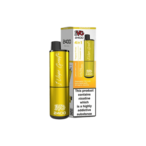 20mg I VG 2400 Disposable Vapes 2400 Puffs - 4 in 1 Multi - Edition - THWC Ltd