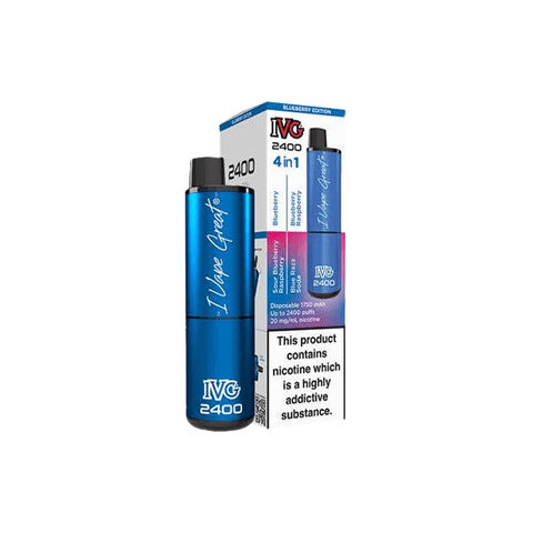 20mg I VG 2400 Disposable Vapes 2400 Puffs - 4 in 1 Multi - Edition - THWC Ltd