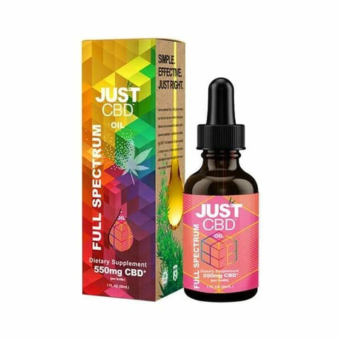 Just CBD 550mg Full Spectrum Tincture - 30ml - THWC Ltd