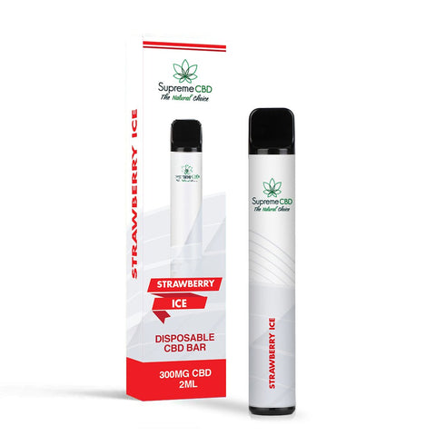 Supreme CBD 300mg Disposable Vape - Various Flavours - THWC Ltd