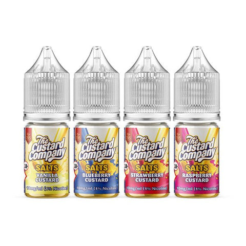 10mg The Custard Company Flavoured Nic Salt 10ml (50VG/50PG) - The Hemp Wellness Centre