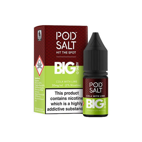 11mg Pod Salt Fusions 10ml Nic Salt (50VG/50PG) - The Hemp Wellness Centre