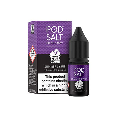 11mg Pod Salt Fusions 10ml Nic Salt (50VG/50PG) - The Hemp Wellness Centre