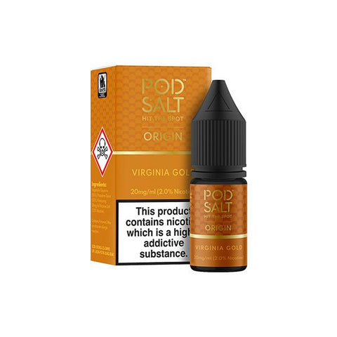 11mg Pod Salt Origins 10ml Nic Salt (50VG/50PG) - The Hemp Wellness Centre