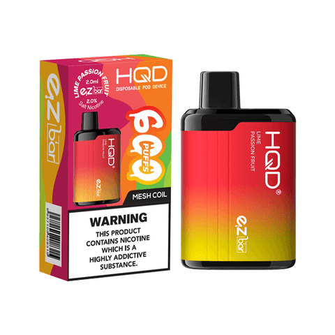 20mg HQD EZ Bar Disposable Vape Device 600 Puffs - The Hemp Wellness Centre