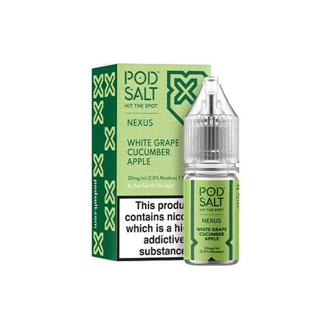 20mg Pod Salt Nexus 10ml Nic Salt (50VG/50PG) - The Hemp Wellness Centre