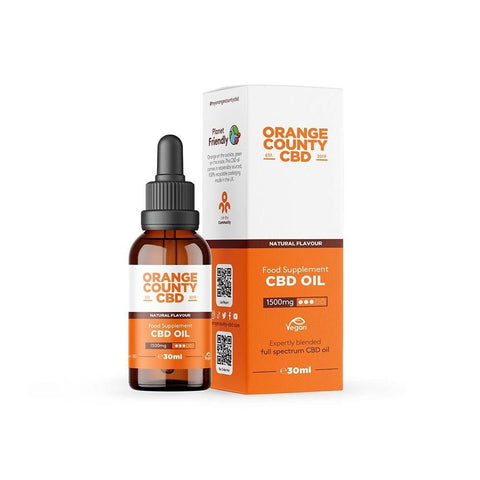 Orange County CBD - Natural CBD Oil - 500 - 1500mg CBD - The Hemp Wellness Centre