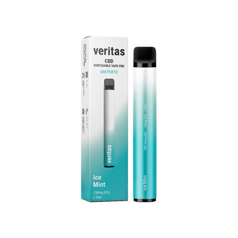 Veritas 150mg CBD Disposable Vape Pens 500 Puffs - The Hemp Wellness Centre